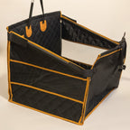 PackPup Co.™ Travel Dog Car Bed — Waterproof, Secure & Comfortable Booster Basket