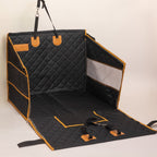 PackPup Co.™ Travel Dog Car Bed — Waterproof, Secure & Comfortable Booster Basket